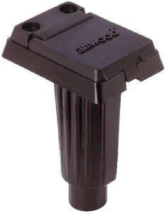 SQUARE 2 PIN BASE FOR STRAIGHT POLE (ATTWOOD MARINE)